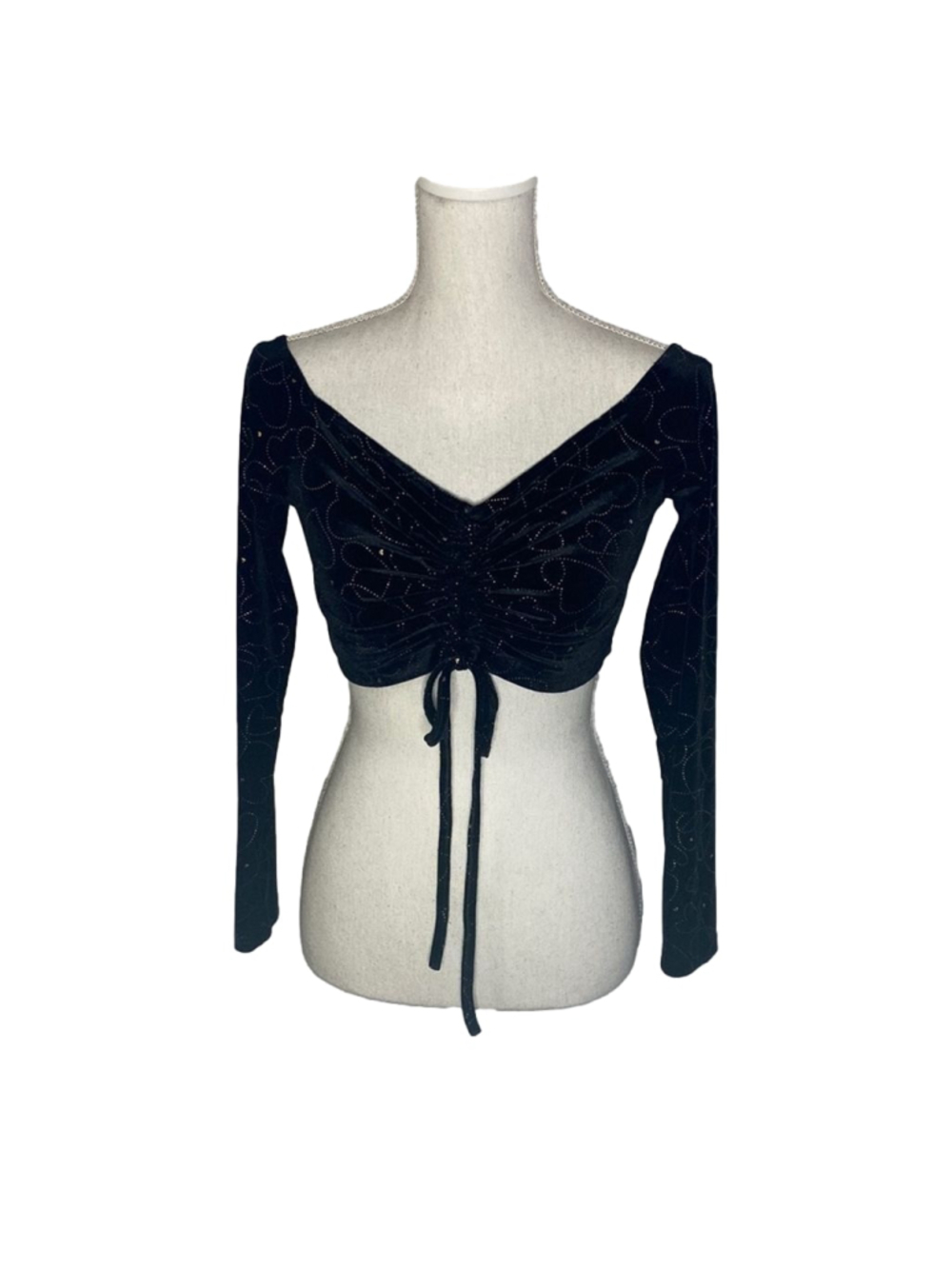 BLACK & GOLD CROP TOP ✨✨✨
